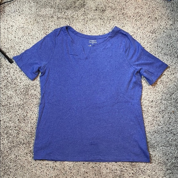 Talbots Tops - Talbots The Talbots‎ Tee Blue Short Sleeve Top Plus Size 1X